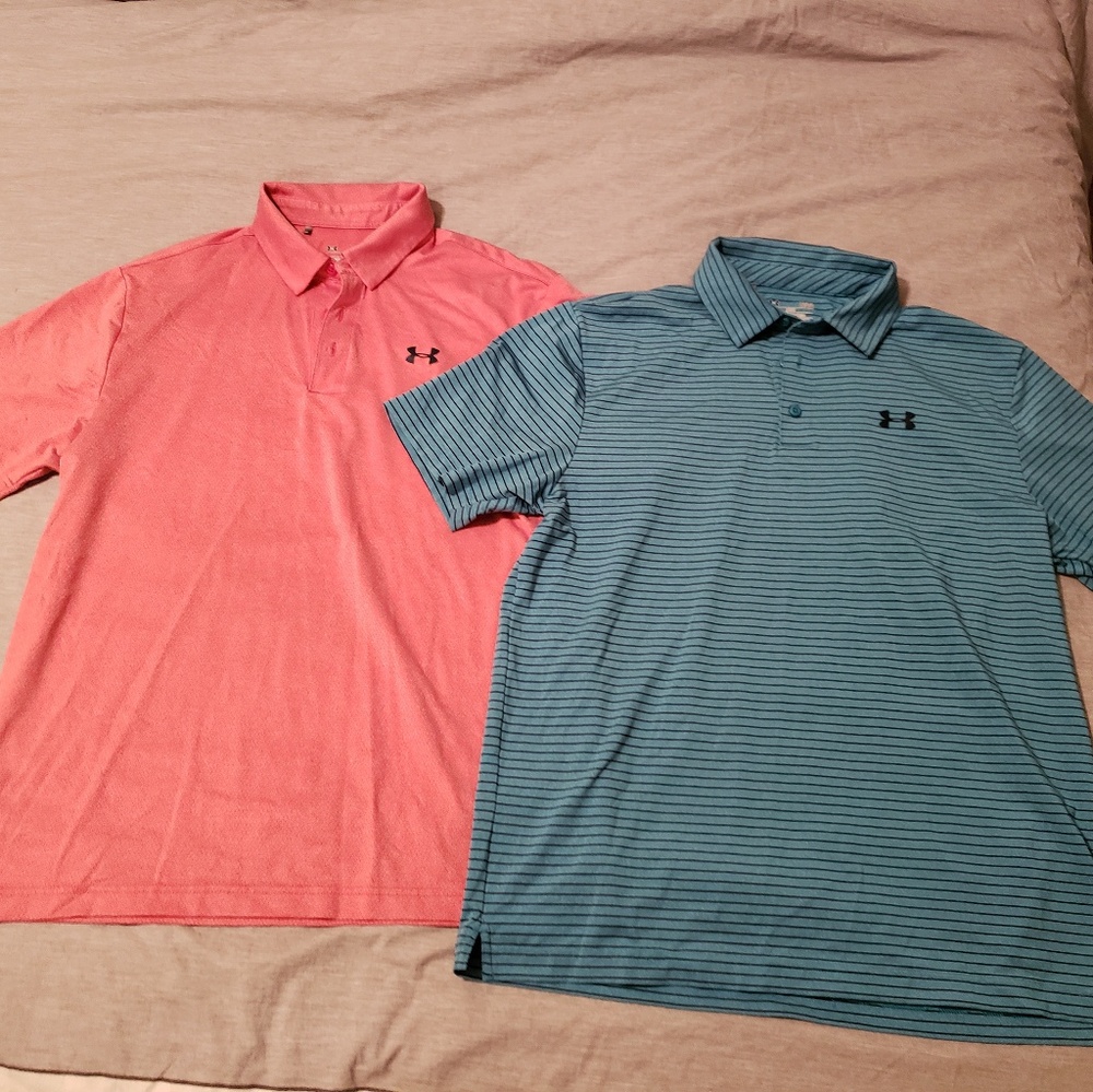 Two underarmour polos